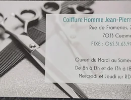 Coiffure Homme Jean-Pierre